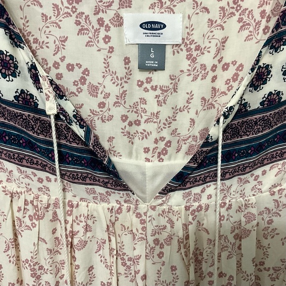 👍 2/$15 EUC Old Navy Boho Lined Shift Dress - Picture 7 of 11